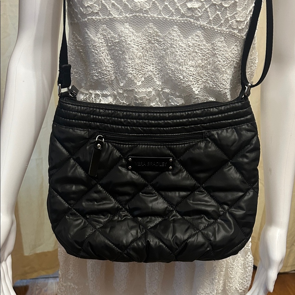 Vera Bradley Black Quilted Crossbody Bag